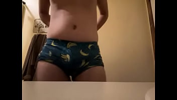 Teen Boy Gets Ready For Bed But Gets Horny In His Tight Pajamas And Cums!