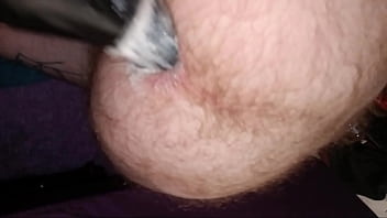 Stretching My Ass With Big Black Cock