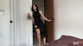 Desperate For Sex Busty Stepsister Came Back From Party And Hard Fucked Stepbrother Pov