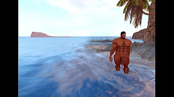 Big Dicked Cam Heyward At Private Beach