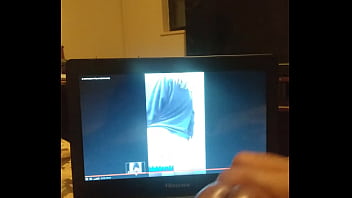 Jerking Off To Girl Showing Ass