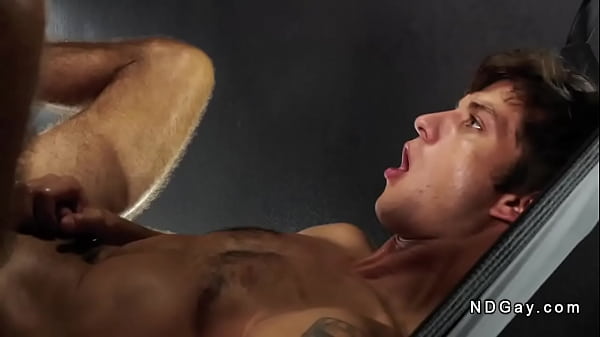 Gay In A Sex Swing Gets Anal Fucked By Big Dick