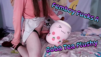 Femboy Fucks A Boba Tea Plushy! (teaser)