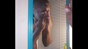 Me Wearing Facial Cleanser Mixed With Lemon Juice Facial For Pimple And Acne