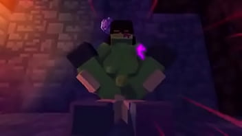 Zombie Girl Livia X Steve! Minecraft Animation (18 )