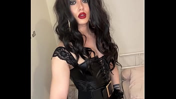 Tattoo Trans Kittiemercury Jerks Off In A Skirt