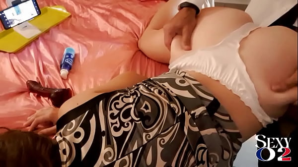1652 (01) - French Amateur, Doggystyle Fuck, Satin Lingerie, Clothed Sex, Blowjob, Rimming
