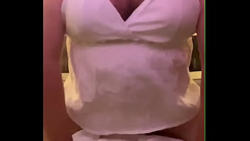 Crossdressing And Riding My 9_ Dildo