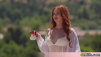 Beautiful Redhead Wife Madison Morgan Wants To Be Pregnant Again And She Is Doing Everything She Can