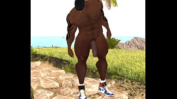 Handsome Hunk Duane Brown Stretches And Pisses Before Morning Run,