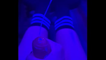 Massive Femboy Cumshot In Slowmo