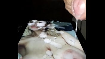 Blonde Gigantic Tits And Areolas Cumtribute Three Cums In A Row Slow Mo