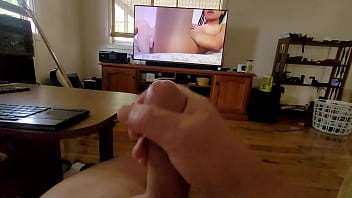 Big Cum Shot By Horny Old Guy Wanking