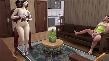 Cuckold Watches His Wife Get Fucked By A Black Man