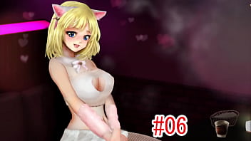 黑色史密斯-06 沙發上的性感貓咪