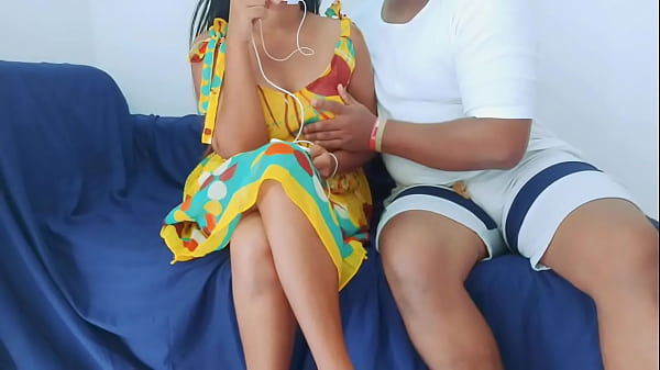 Indian Bhabhi Fucked - I Let My Stepbrother To Fuck While My Boyfriend On A Call Condam Fuck