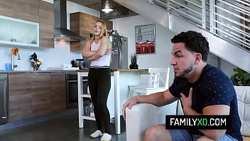 Horny Step Brother Licks And Fucks His Blonde Step Sister Pussy