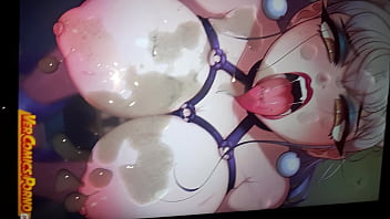 T18c1 Busty Ahegao Cumtribute