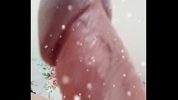 ---hung Shemale Getting Her Big Uncut Cock Jerked Off!!!