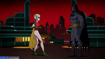 Arlequina Fio Dental No Desenho