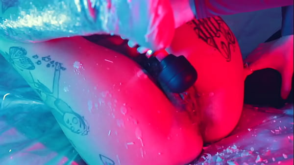 Abundant Wax Play On Latin Feet And Masturbation