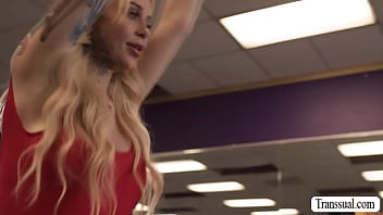 Prof Dancer Fucks His Ts And Busty Clients Ass