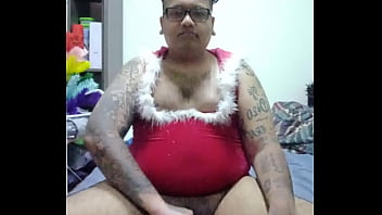 Vaibhav Jerks Off _ Cums In A Christmas Santa Dress