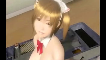 Maid And Futa Playing With A Dildo