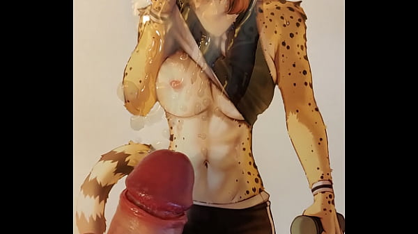 Athletic Cheetah Furry Tribute (double)