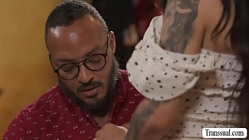 Naughty Stepteen Ts Rides Black Stepdads Dick