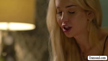 Busty Tgirl Gracie Jane Rides Roman Todds Cock