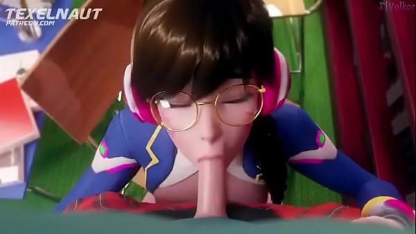 Lady From Overwatch Sucks Dick