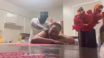 Bent Her Over And Fucked Her Pussy Raw In The Kitchen