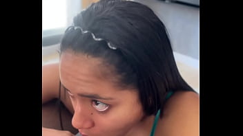 Look How I Eat This Cock While I Record Myself To Send To My Cuckold Boyfriend -amateur Couple- Nysdel