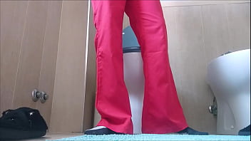 It' Toilet Time With My Red Pants