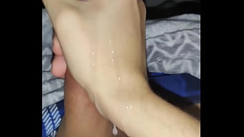 Young Guy Masturbates And Cums While Moaning