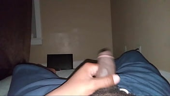In Bed Massaging My Cock While It' Dry Pt1