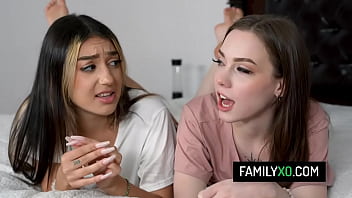 Hot Stepfamily Threesome - Violet Gems, Venus Vixen