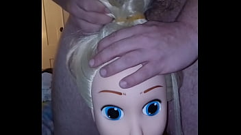 Anime Blond Hairjob With Bun