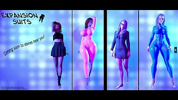 Expansion Suits 1 - giantess, expansion, breast-expansion - Video 674252