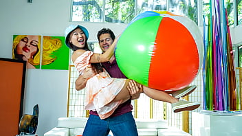 Perv Stepbro Suggests His Tiny Stepsister To Play With His Balls - Kimmy Kimm