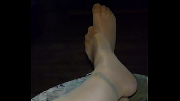 Nylonfüße Am Abend