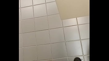 Stroking Inside The Library Bathroom 6