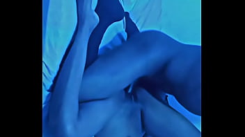 Having Fan Under The Blue Light