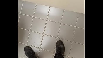 Stroking In A Public Stall 2