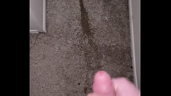 Late Night Pissing And Cumming In The Closet