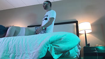 Frat College Boy Fucks Hot Trans Woman In Chastity Doggystyle