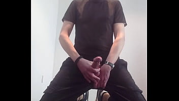 Masturbation Wearing Sneaker