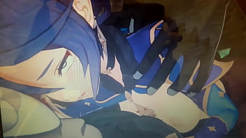 Cum Tribute With Mona Of Genshin Impact