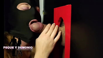 I Invite My Curvy Friend To A Glory Hole And Suck The Cum Of All The Strangers